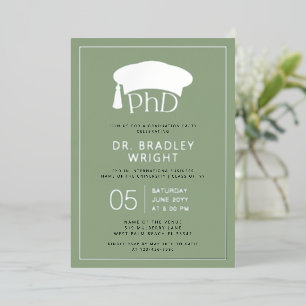 Phd Doctorate Hat Doctoral Degree Graduation