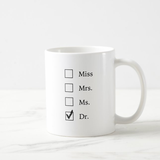 PhD gifts for women Coffee Mug (Right)