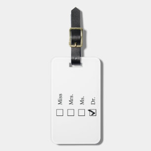 PhD gifts for women Luggage Tag