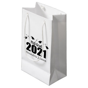 PhD Grad 2021 Graduation Gift Bag (Black)