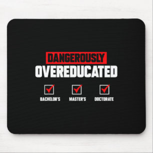 Phd graduate doctorate degree ph.d. graduation mouse mat