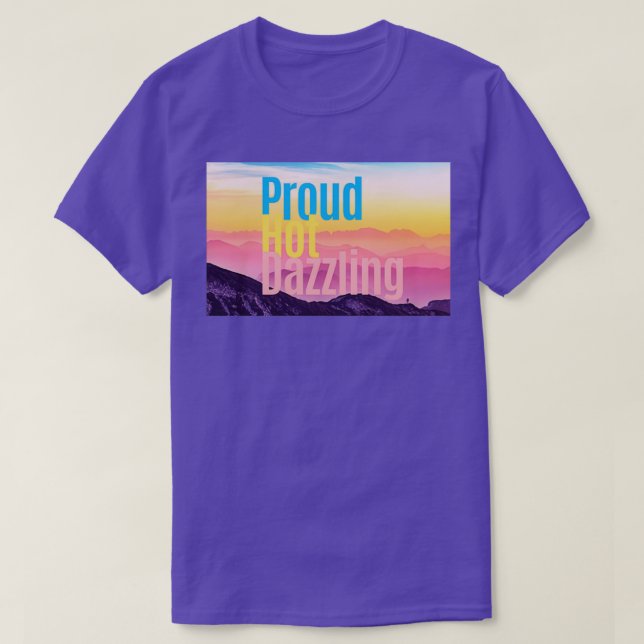 PhD Graduate Proud Hot Dazzling Pastel Design 2 T-Shirt (Design Front)