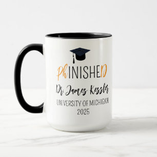 PhD Graduation Gift 2025 PhD Gifts For Him Her Doc Mug