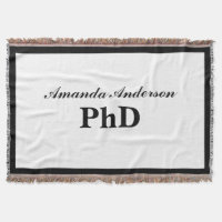PhD Graduation Personalised Name