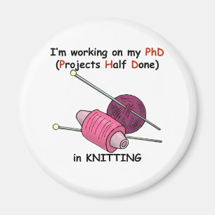 PhD in Knitting Magnet