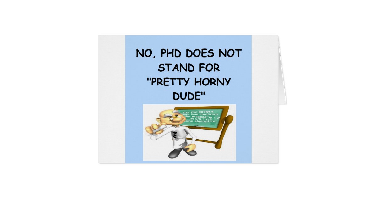 phd full form joke