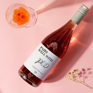 PhD Label Gift for Doctor Pairs Well with a PhD