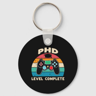Phd Level Complete Doctorate Graduation Gift For H Key Ring