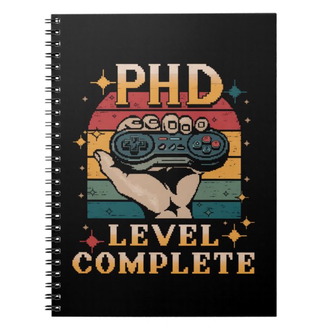 PhD Level Complete Graduation Doctorate Gaming Notebook (Front)