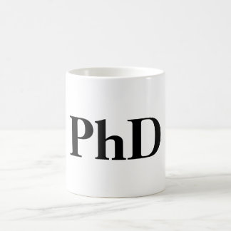 PhD mug