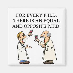 PHD proverb Magnet