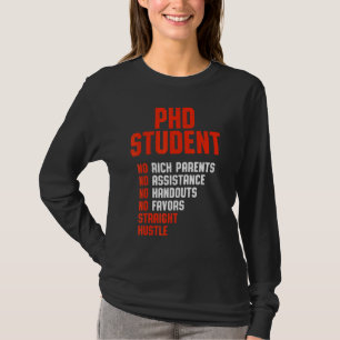 PhD Student Dissertation Doctorate Graduation 22 T-Shirt