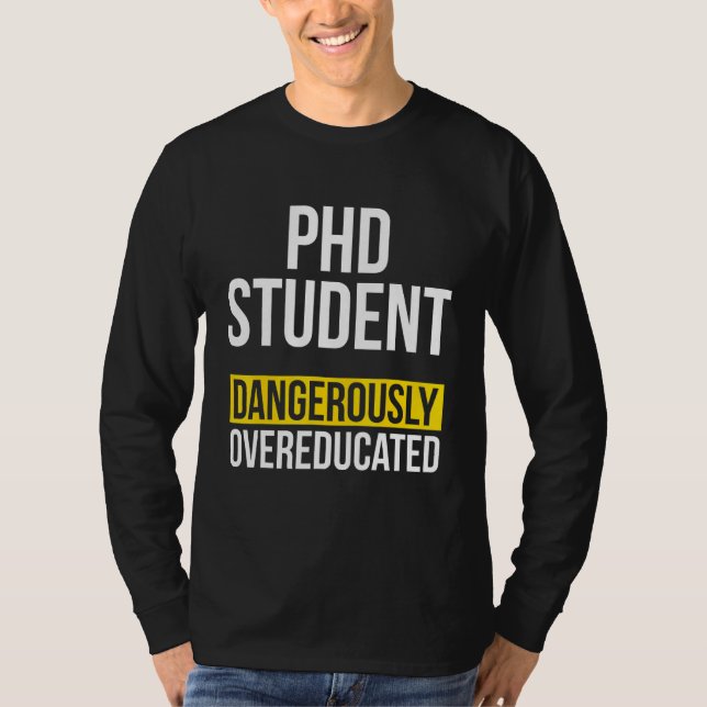PhD Student Dissertation Doctorate Graduation 42 T-Shirt (Front)