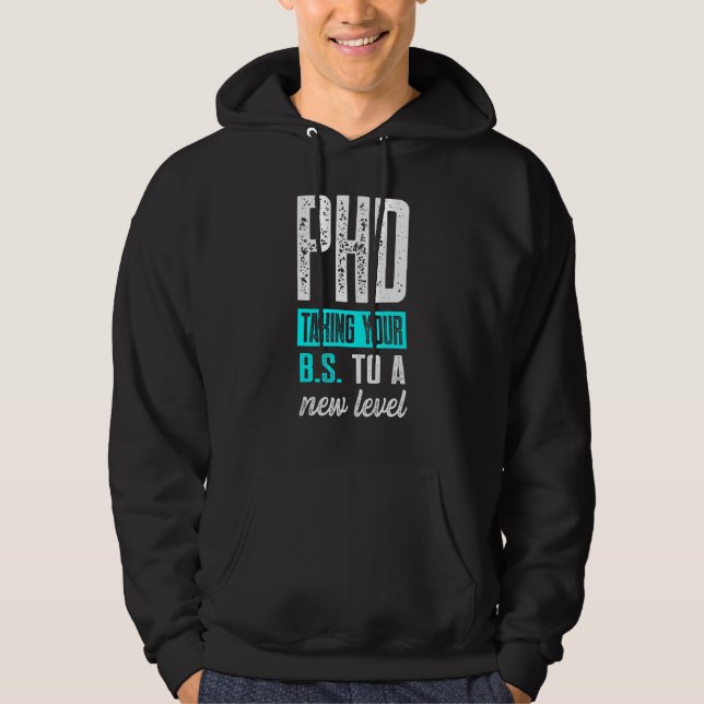 PhD Student Dissertation Doctorate Graduation 44 Hoodie (Front)