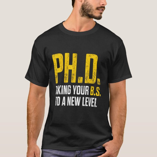 PhD Student Dissertation Doctorate Graduation 9 T-Shirt (Front)