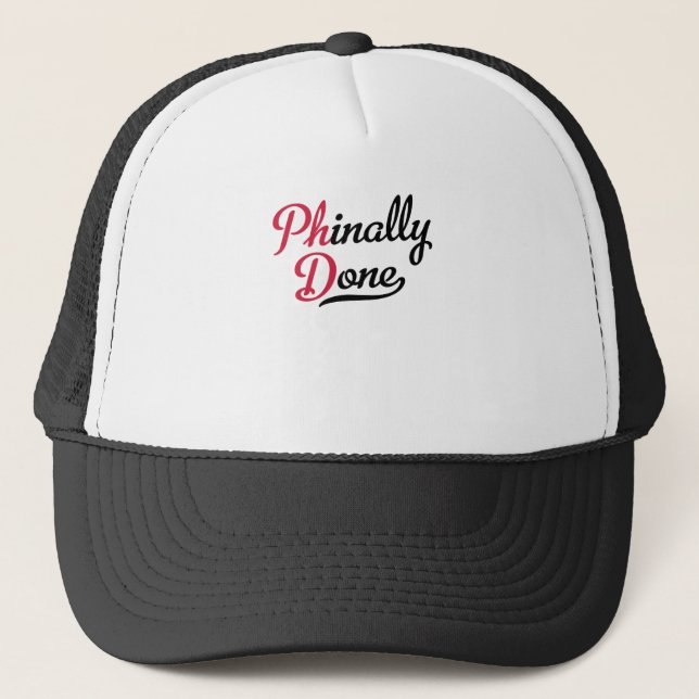 phd trucker hat (Front)