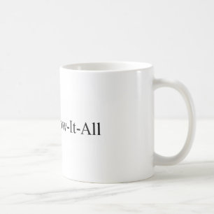 PhD women graduation, Dr Know-It-All Mug