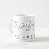 PhDChemistry peptide name mug (Front Left)