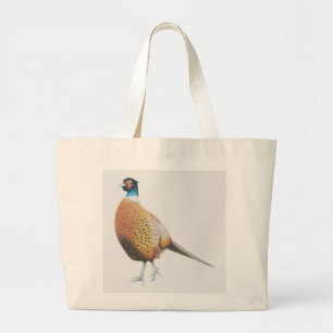 Pheasant 2012 large tote bag