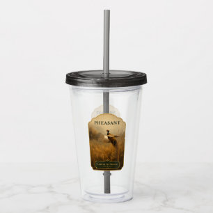 Pheasant acrylic tumbler