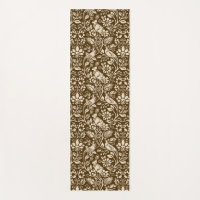 Pheasant and Hare Pattern, Brown and Beige