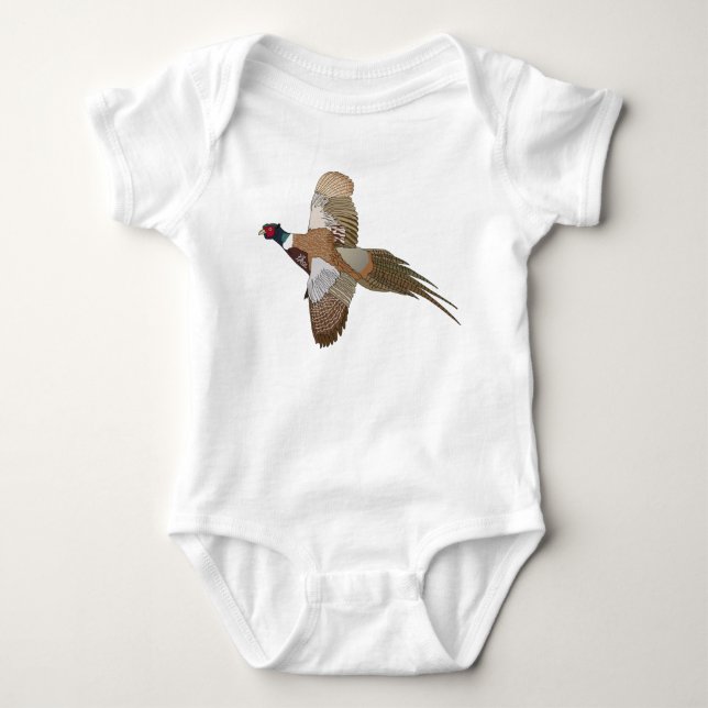 Pheasant Baby Bodysuit (Front)