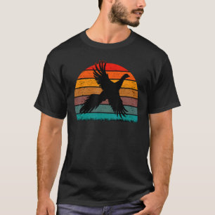 Pheasant Bird Hunting Distressed Vintage Hunter T-Shirt