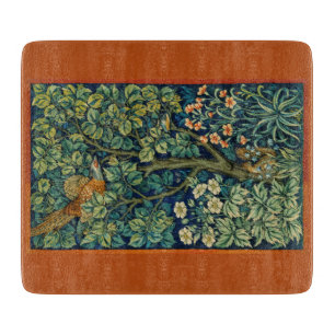 Pheasant Bird in a Tree (by William Morris) Cutting Board
