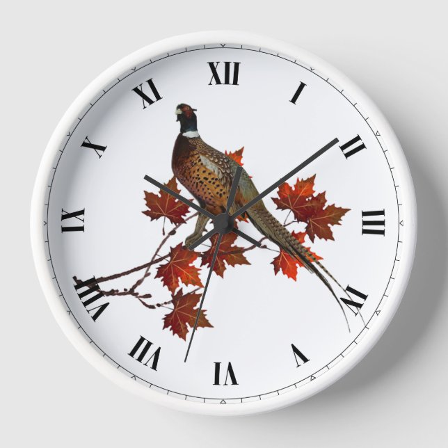 Pheasant Clock (Front)