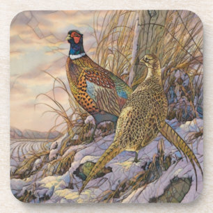 Pheasant  coaster
