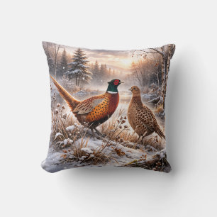 Pheasant cushion