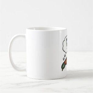 Pheasant dreams of coffee mug