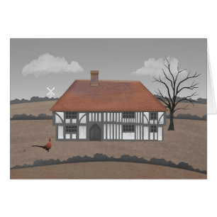 Pheasant Farmhouse Card