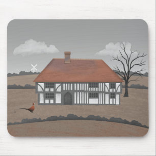 Pheasant Farmhouse Mouse Mat