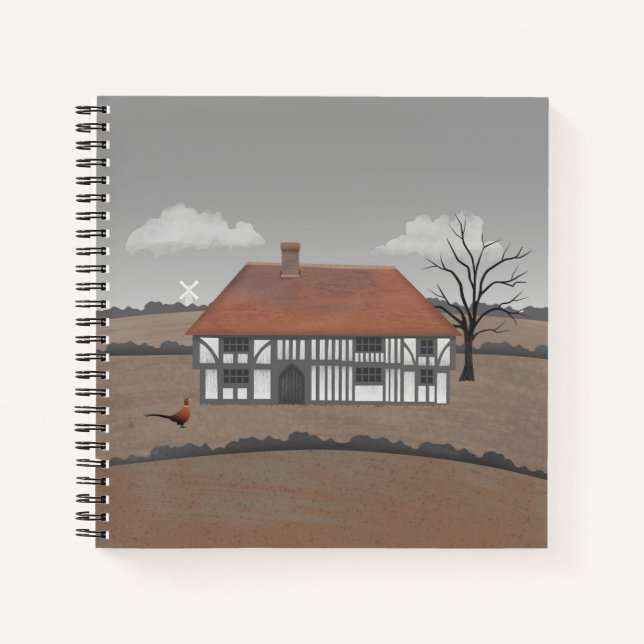 Pheasant Farmhouse Notebook (Front)