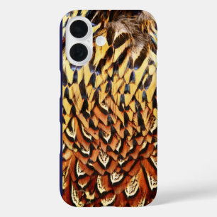 Pheasant feathers iPhone 16 case