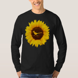 Pheasant For Women Men Bird Monal Sunflower T-Shirt