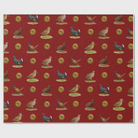 Pheasant, Grouse, Partridge,Christmas Gift wrap