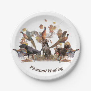 Pheasant Hunting     Paper Plate
