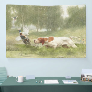 Pheasant Hunting with Pointer       Banner