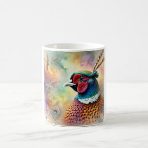 Pheasant in Soft Hues 220924AREF130 - Watercolor Coffee Mug