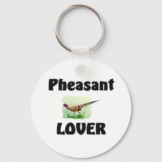 Pheasant Lover Key Ring (Front)