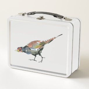 Pheasant Metal Lunch Box