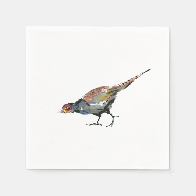 Pheasant Napkin (Front)