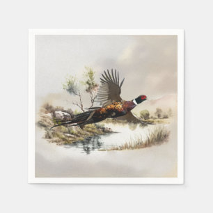 Pheasant napkin