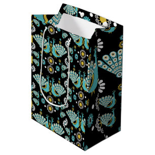  Pheasant Peacock Art Medium Gift Bag