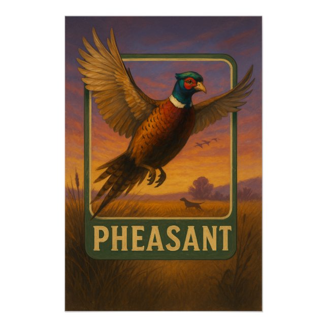 Pheasant Poster (Front)
