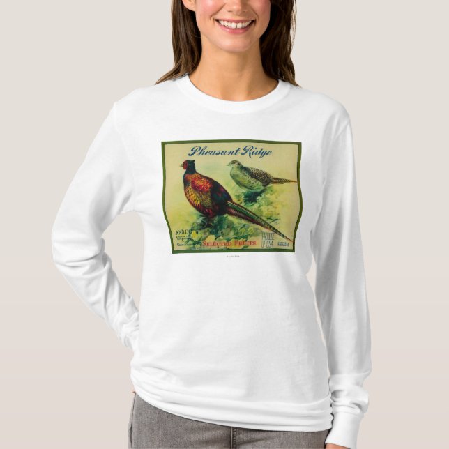 Pheasant Ridge Apple Crate Label T-Shirt (Front)