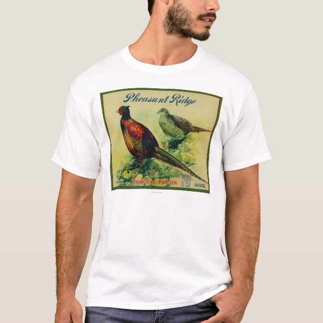 Pheasant Ridge Apple Crate Label T-Shirt (Front)