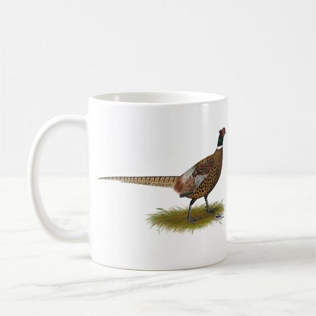 Pheasant Rooster Coffee Mug (Left)